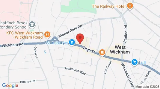 Apartments for rent i West Wickham - Kent - kort over placeringen