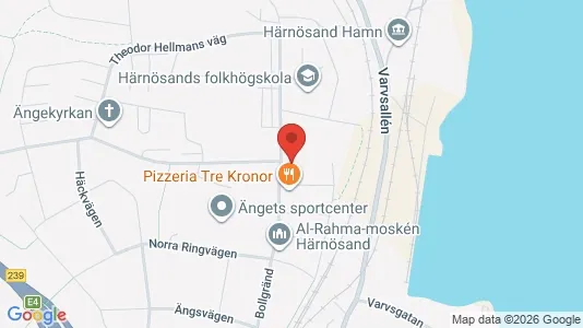 Apartments for rent i Härnösand - kort over placeringen