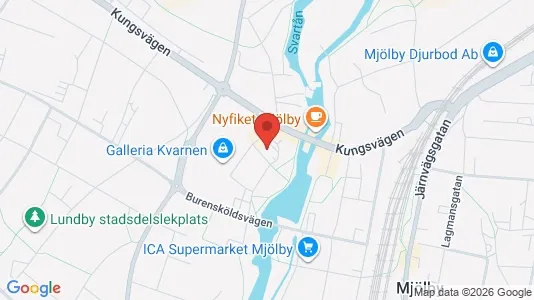Apartments for rent i Mjölby - kort over placeringen