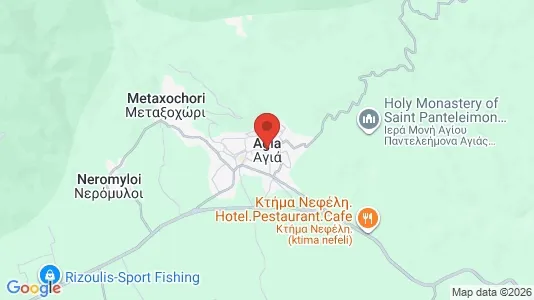 Apartments for rent i Agia - kort over placeringen