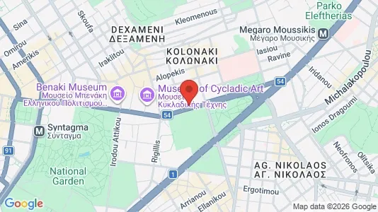 Apartments for rent i Athens Ampelokipoi - kort over placeringen