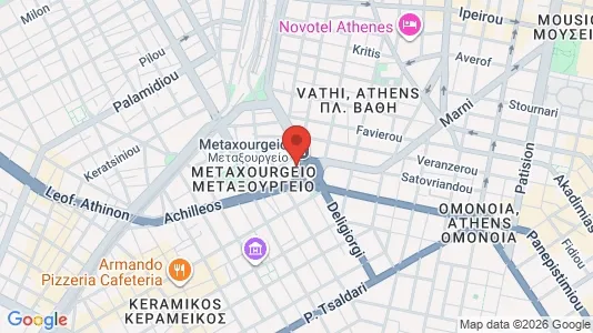 Apartments for rent i Athens Gazi - kort over placeringen