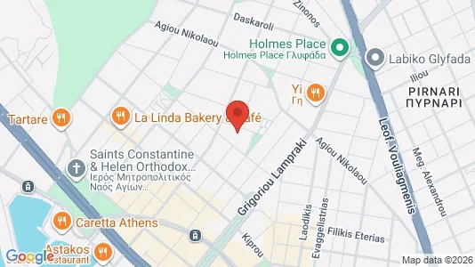 Apartments for rent i Glyfada - kort over placeringen