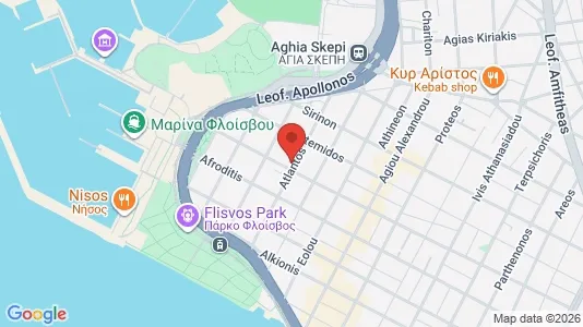Apartments for rent i Palaio Faliro - kort over placeringen