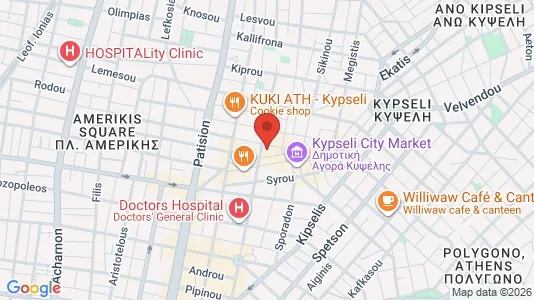Apartments for rent in Athens Agios Nikolaos - Photo from Google Street View