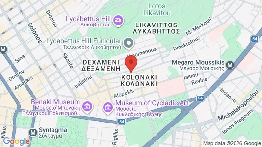 Apartments for rent i Athens Ampelokipoi - kort over placeringen