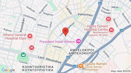 Apartments for rent in Athens Ampelokipoi - Photo from Google Street View