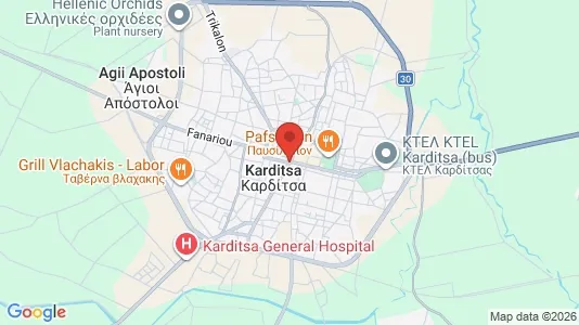 Apartments for rent in Karditsa - Photo from Google Street View