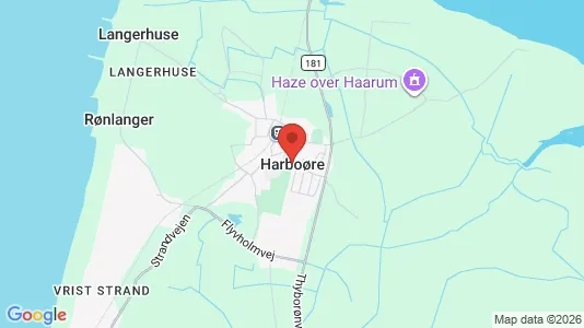 Houses for rent i Harboøre - kort over placeringen