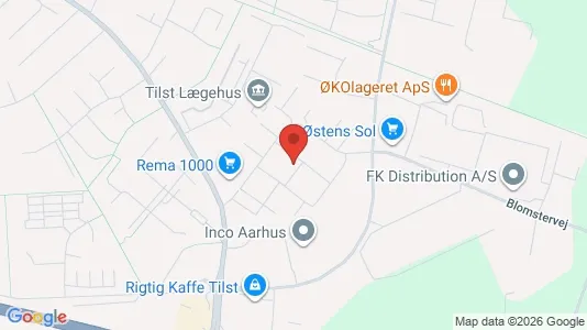 Apartments for rent i Tilst - kort over placeringen