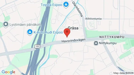 Apartments for rent i Espoo - kort over placeringen