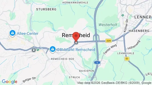 Apartments for rent in Remscheid - Photo from Google Street View