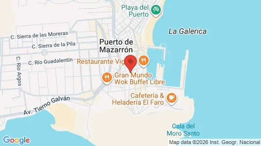 Apartments for rent i Murcia - kort over placeringen