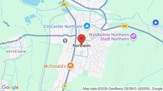 Houses for rent i Northeim - kort over placeringen