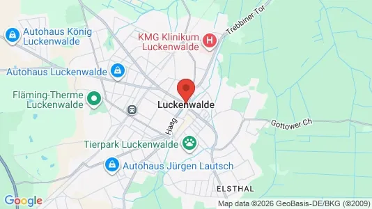 Houses for rent i Teltow-Fläming - kort over placeringen