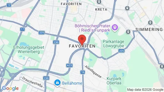 Apartments for rent in Vienna Favoriten - Photo from Google Street View
