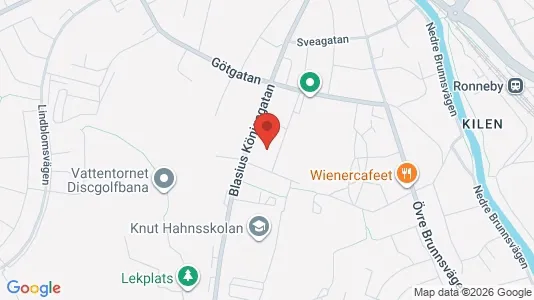 Apartments for rent i Ronneby - kort over placeringen