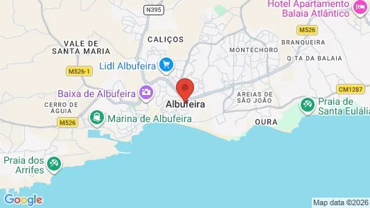 Apartments for rent in Albufeira - Photo from Google Street View