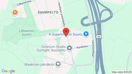 Apartments for rent i Espoo - kort over placeringen