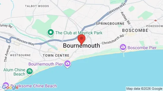 Apartments for rent i Bournemouth - Dorset - kort over placeringen