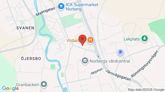 Apartments for rent i Norberg - kort over placeringen