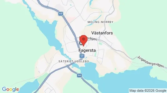 Apartments for rent i Fagersta - kort over placeringen