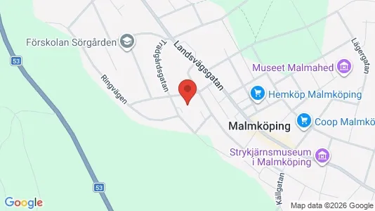 Apartments for rent i Flen - kort over placeringen