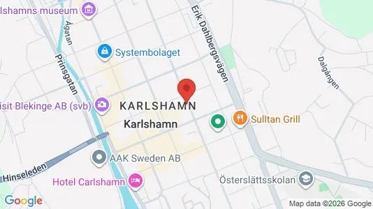 Apartments for rent in Karlshamn - Photo from Google Street View