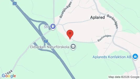 Apartments for rent i Borås - kort over placeringen