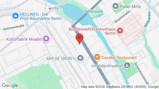 Apartments for rent i Berlin Mitte - kort over placeringen
