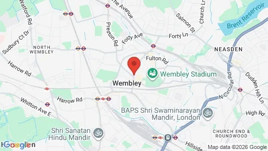 Apartments for rent i Wembley - Middlesex - kort over placeringen
