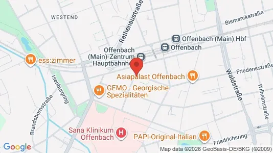 Apartments for rent in Offenbach am Main - Photo from Google Street View