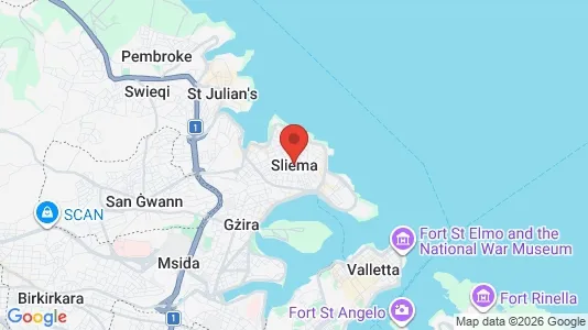 Apartments for rent in Sliema - Photo from Google Street View