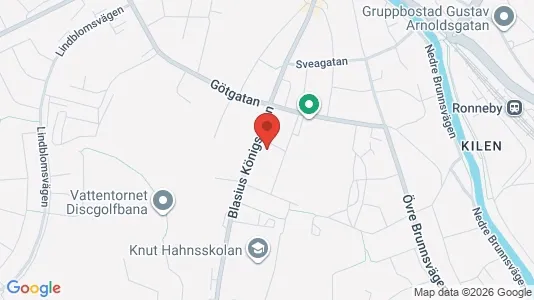 Apartments for rent i Ronneby - kort over placeringen