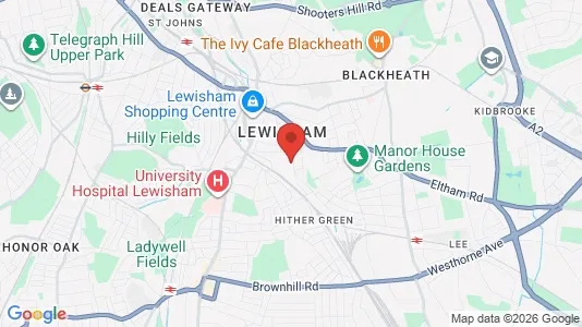 Apartments for rent i London SE13 - kort over placeringen