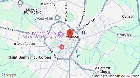Apartments for rent in Alençon - Photo from Google Street View