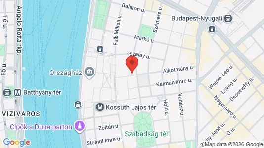 Apartments for rent i Budapest Belváros-Lipótváros - kort over placeringen