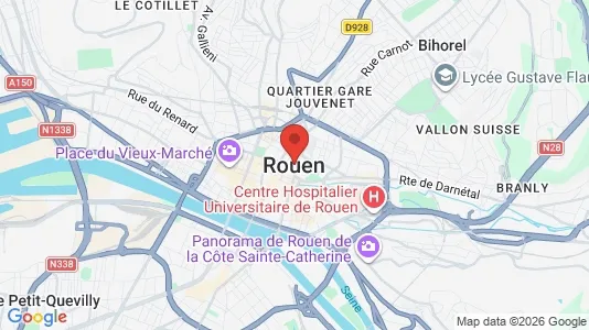 Apartments for rent in Rouen - Photo from Google Street View