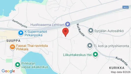 Apartments for rent i Pirkkala - kort over placeringen