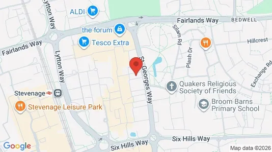 Apartments for rent i Stevenage - Hertfordshire - kort over placeringen