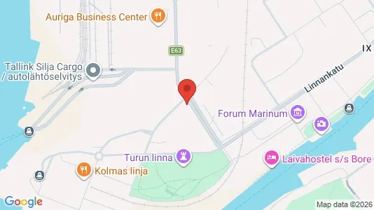 Apartments for rent i Turku - kort over placeringen