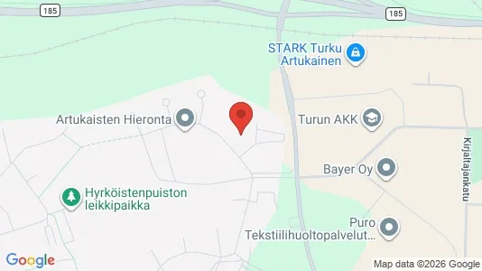 Apartments for rent i Turku - kort over placeringen