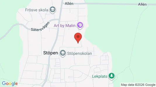 Apartments for rent i Skövde - kort over placeringen