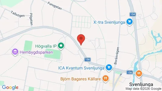 Apartments for rent i Svenljunga - kort over placeringen