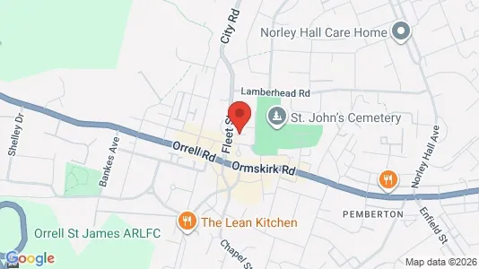 Apartments for rent i Wigan - Lancashire - kort over placeringen
