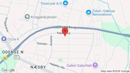 Apartments for rent i Ringsted - kort over placeringen
