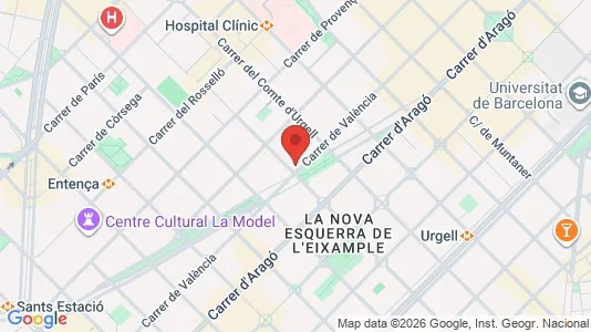 Apartments for rent in Barcelona Les Corts - Photo from Google Street View