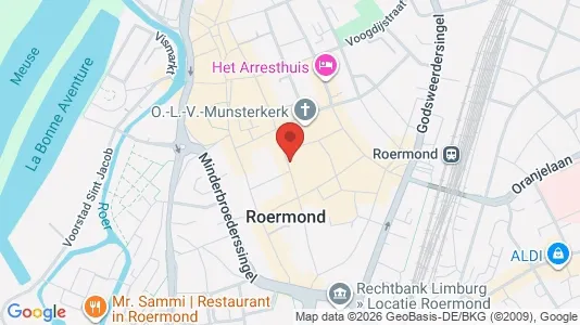 Apartments for rent i Roermond - kort over placeringen