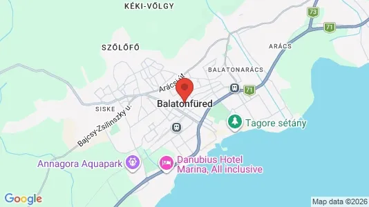 Houses for rent in Balatonfüredi - Photo from Google Street View