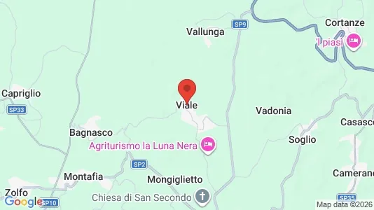 Apartments for rent i Viale - kort over placeringen